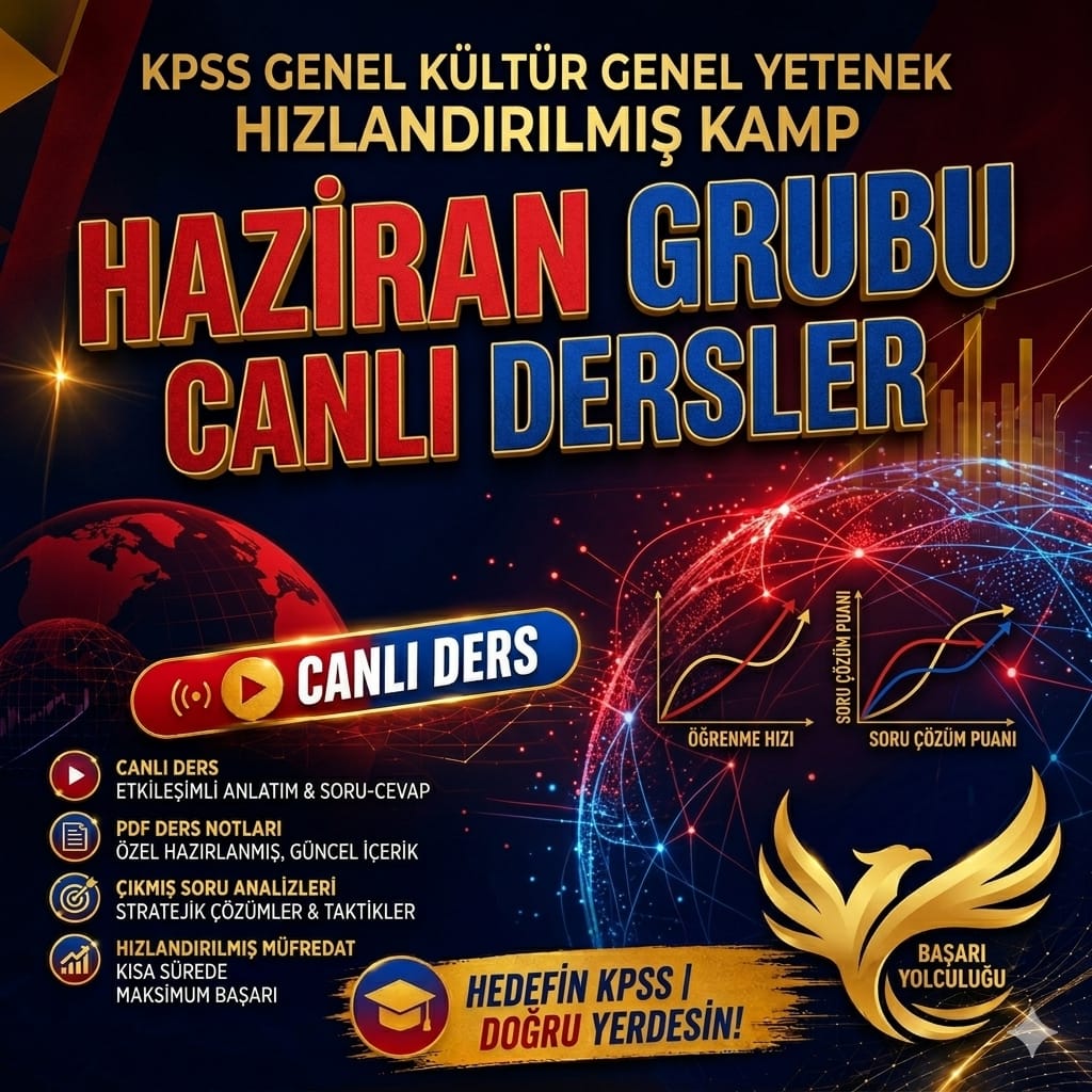 KPSS B GRUBU ( GENEL YETENEK -GENEL KÜLTÜR) ( HIZLANDIRILMIŞ )